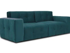 3-Zitsbank Van Eendenblauw Fluweel Inirida
