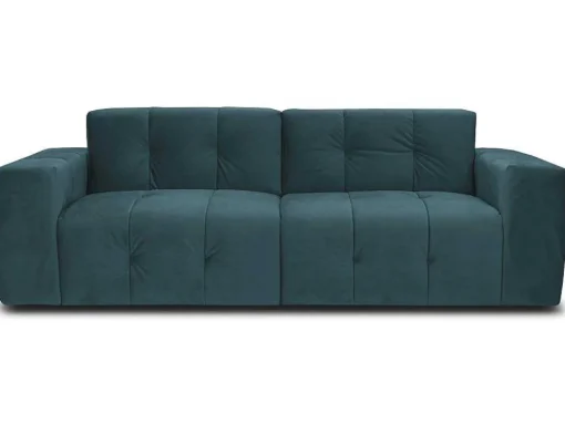3-Zitsbank Van Eendenblauw Fluweel Inirida