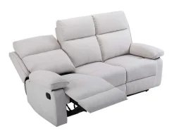 3-Zits-Relaxbank Van Beige Stof Lana