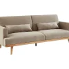 3-Zitsslaapbank Van Stof Esme - Beige