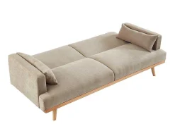 3-Zitsslaapbank Van Stof Esme - Beige