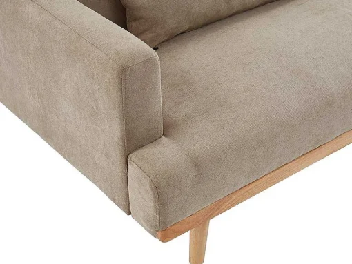 3-Zitsslaapbank Van Stof Esme - Beige