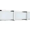 Zoey Wandlamp, Chroom, Wit, 64X8X13 Cm, Epikasa