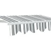 Zonnewering Paleas - Handmatig - 3,95 X 2,5M - Grijs En Wit