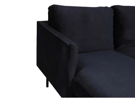 Zoom Bank Ubank Velours Zwart.