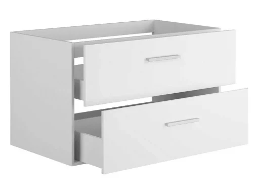 Zwevend Wastafelmeubel - Wit - 80 Cm - Kayla