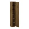 Zwevende Badkamerkast - 6 Legplanken - Lichte Houtlook - Kayla