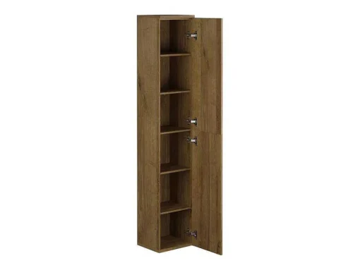 Zwevende Badkamerkast - 6 Legplanken - Lichte Houtlook - Kayla