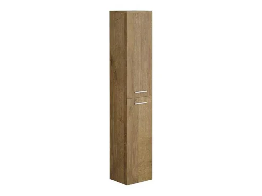 Zwevende Badkamerkast - 6 Legplanken - Lichte Houtlook - Kayla